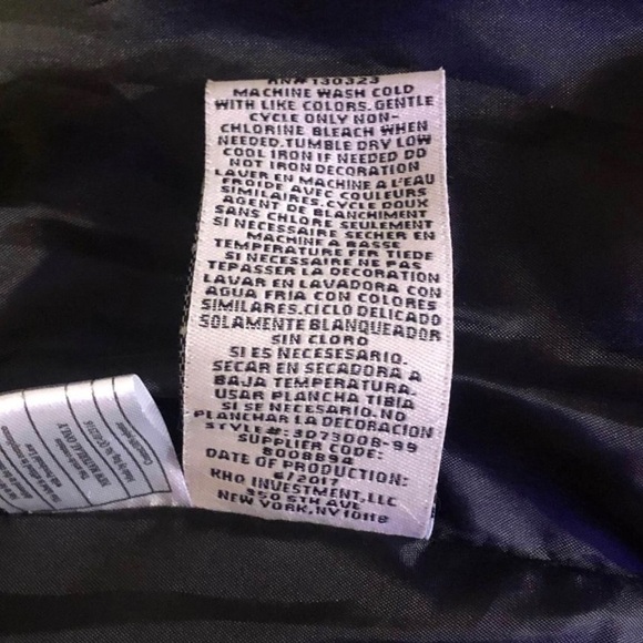 Calvin Klein Jeans Polyester Red/Black Puffer Vest Size 24M - Picture 7 of 7